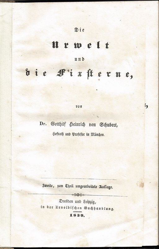 Schubert, Gotthilf Heinrich von
